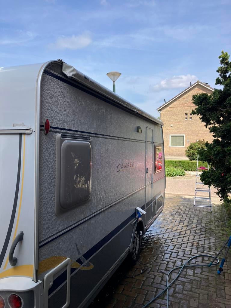 Zakluifel caravan Thule 400 x 250 cm, Ophalen, Gebruikt
