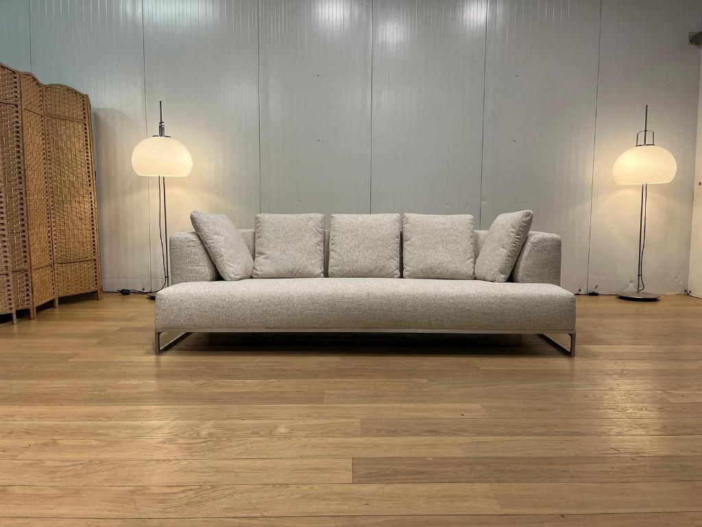 NIEUW B&B Italia Solo 3-Zits Bank + GARANTIE NP €9500, 75 tot 100 cm, Ophalen of Verzenden, Rechte bank, B&B Italia