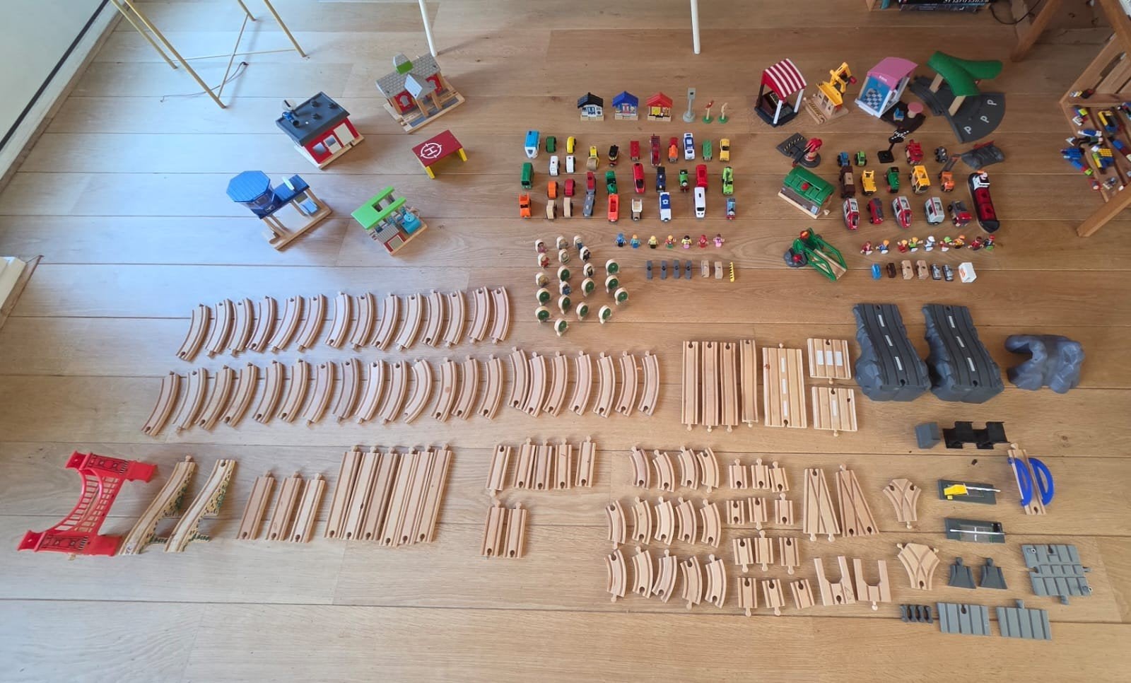 BRIO (plus Ikea en LIDL) treinen en onderdelen, Ophalen of Verzenden, Gebruikt, Bouwen