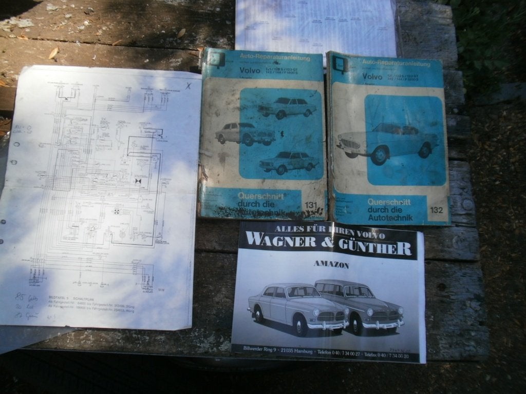 Werkplaatshandboek Volvo 121 122 s 123GT 140 160  P1800, Ophalen of Verzenden