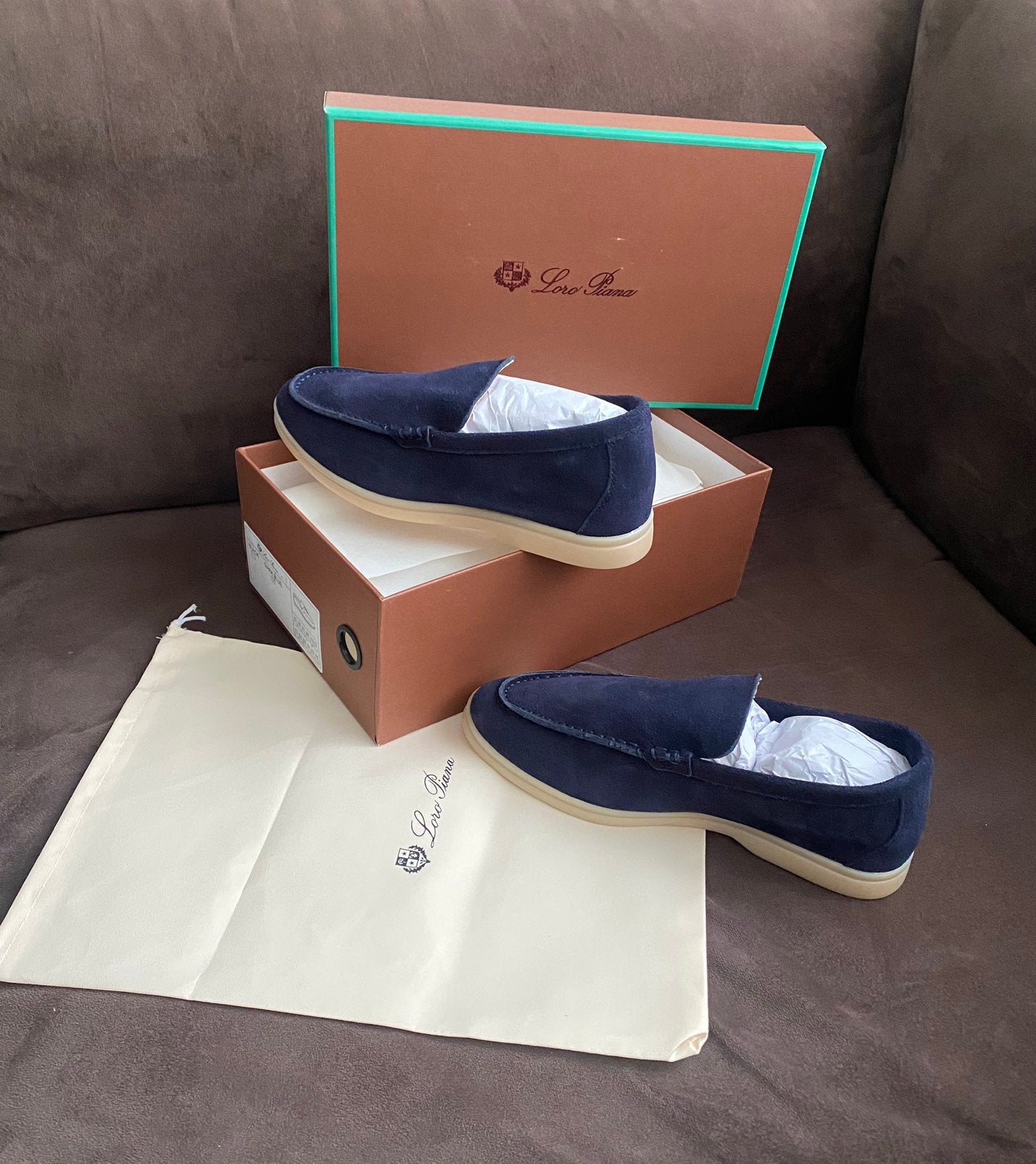 Loro Piana loafer navy blauw, Ophalen of Verzenden, Nieuw, Blauw, Loafers