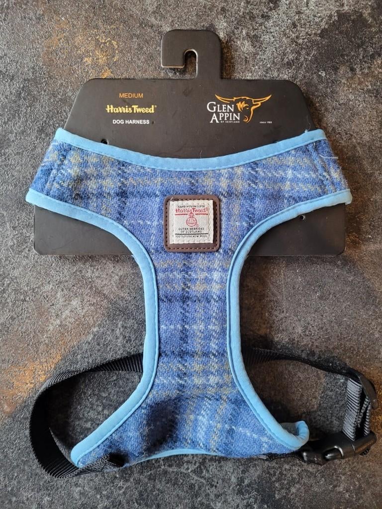 Harris Tweed hondentuig/harnas – maat M – splinternieuw, Dieren en Toebehoren, Ophalen of Verzenden, Nieuw, Hondenriem