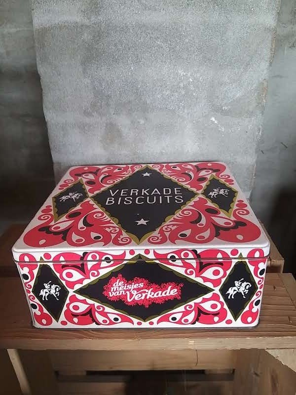 verkade biscuit blik, Ophalen of Verzenden