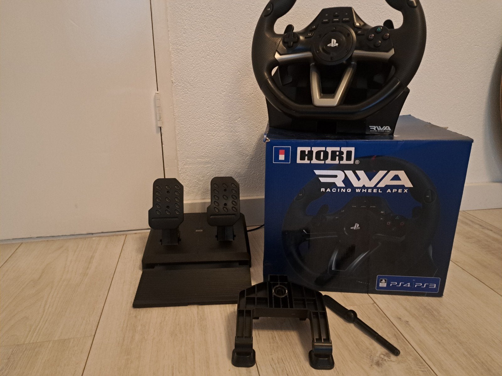 PS4-ps3-hori rwa racing wheel apex, Spelcomputers en Games, Spelcomputers | Sony PlayStation Consoles | Accessoires, Ophalen of Verzenden