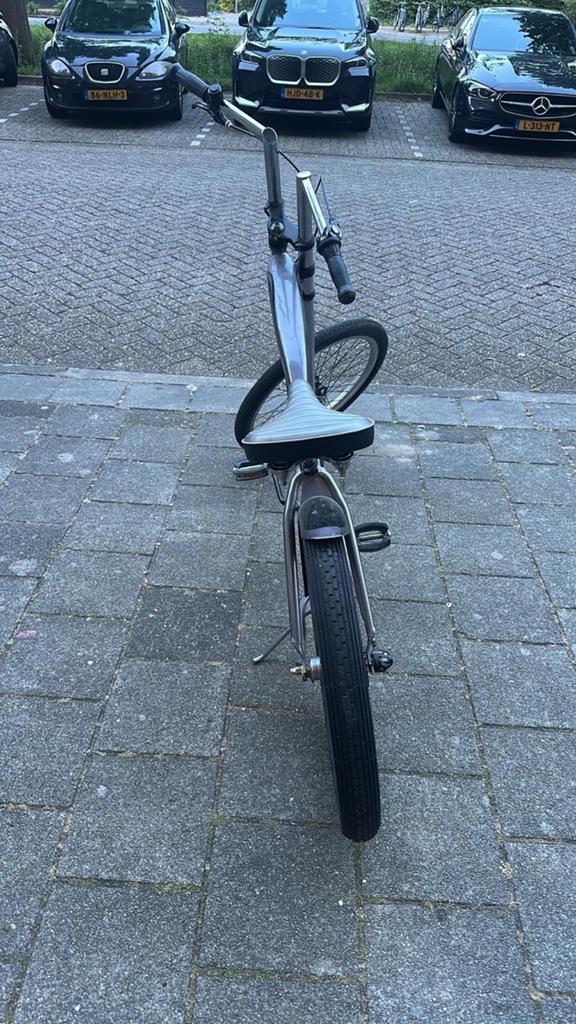 Stoere Chopper Fiets - Uniek Design, Fietsen en Brommers, Fietsen | Cruisers en Lowriders, Terugtraprem, Gebruikt, Staal, Heren