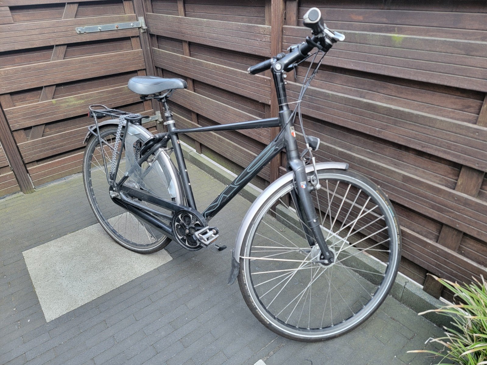 Nette herenfiets met Shimano Alfine 8 versnellingen, Gebruikt, Velgrem, Versnellingen, 49 tot 53 cm