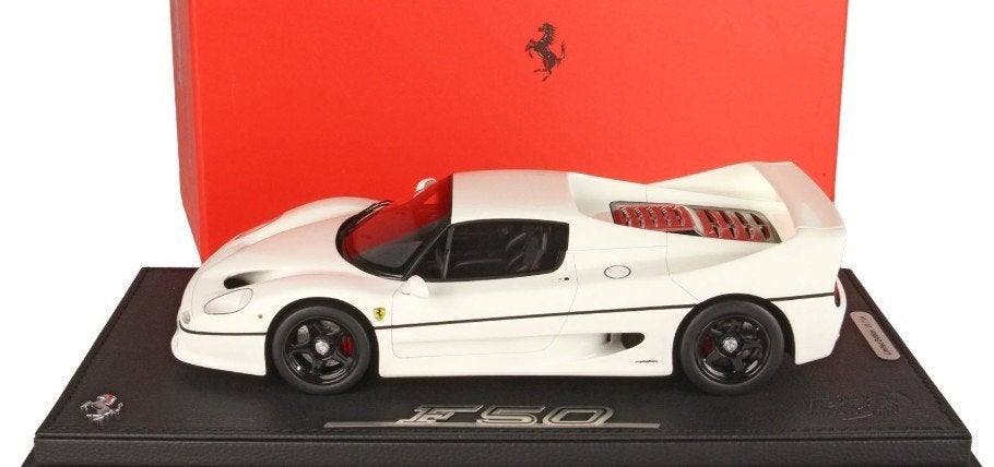 Ferrari F50 Avus White 1:18 P18189F1 van BBR PRE-ORDER, Ophalen of Verzenden, Nieuw, Auto, Overige merken