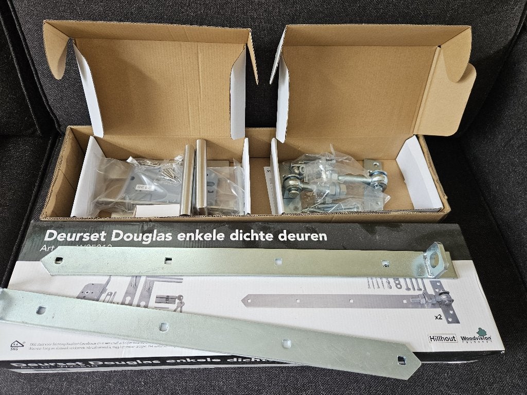 Deurbeslag voor schuttingdeur, Tuin en Terras, Schuttingen, Ophalen, 1 tot 2 meter, Minder dan 3 meter, Nieuw