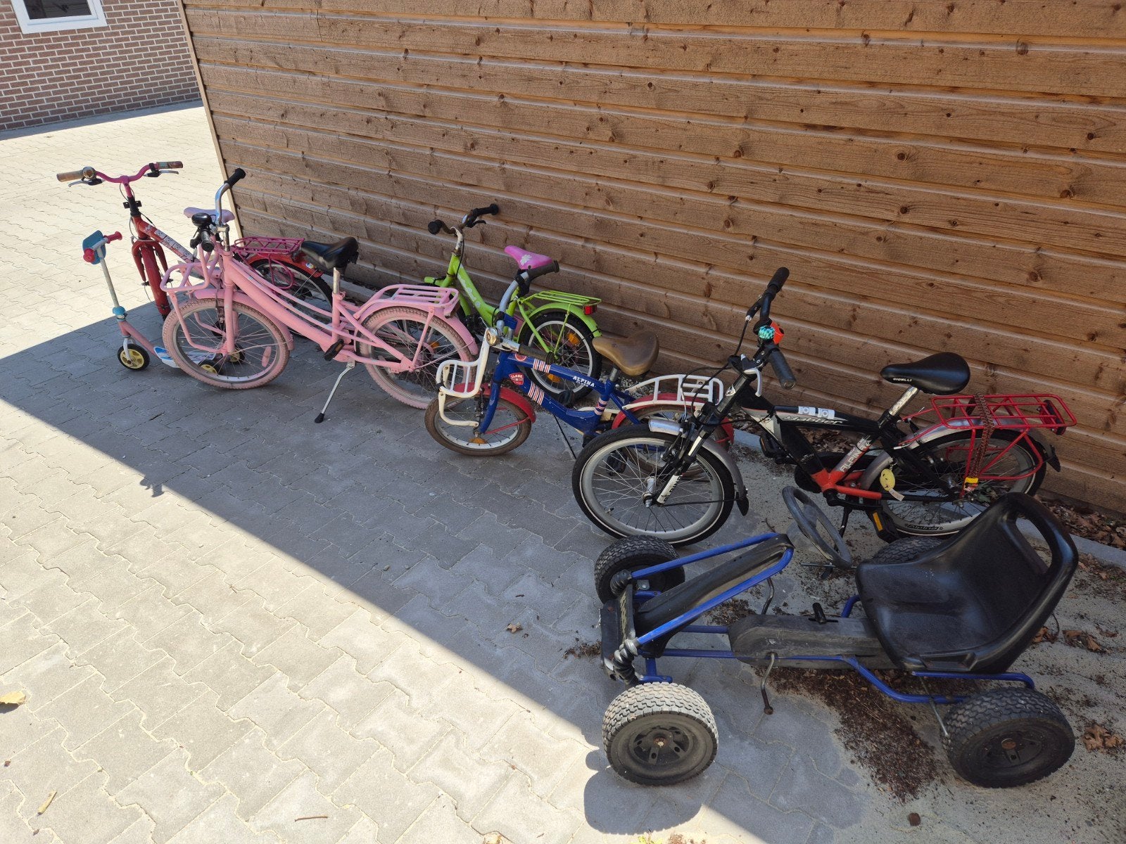Te koop diverse kinderfietsen k3 step en skelter, Ophalen, Gebruikt, Terugtraprem, 16 tot 20 inch