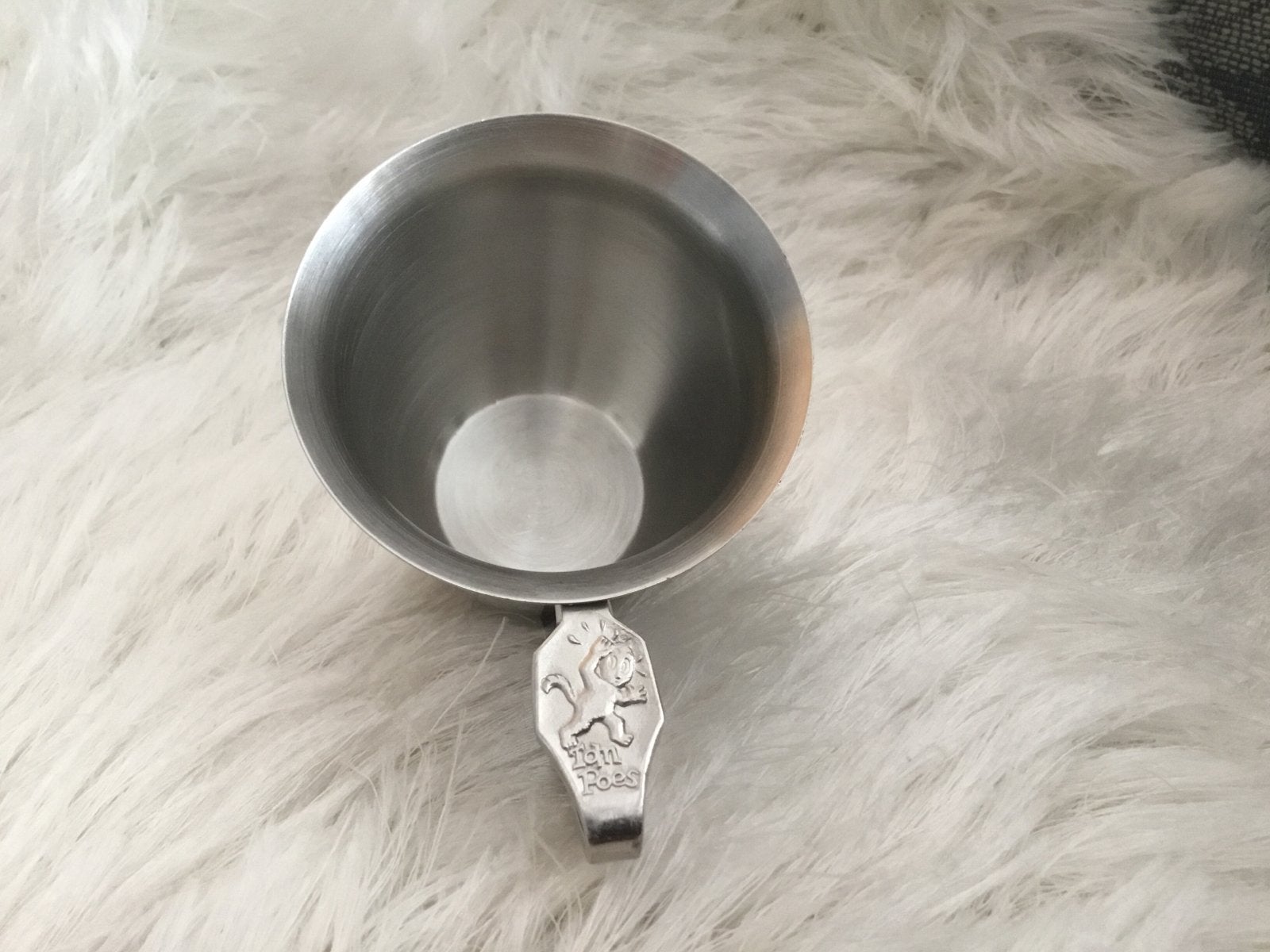 Vintage kinderbeker. Handvat met Tom Poes afbeelding., Ophalen of Verzenden, Gebruiksvoorwerp