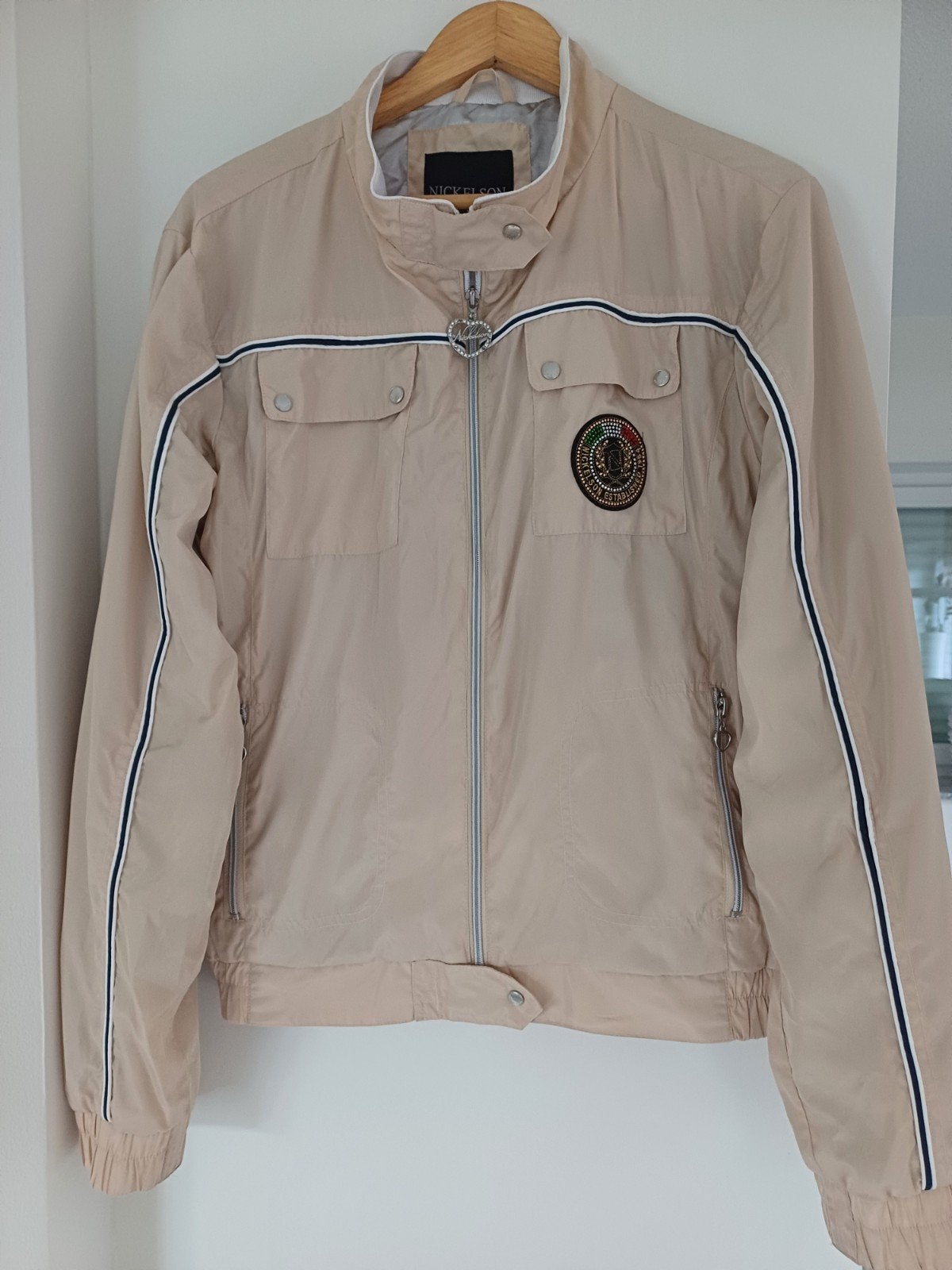 Nickelson zomerjas maat M, Maat 38/40 (M), Beige, Nickelson, Ophalen of Verzenden