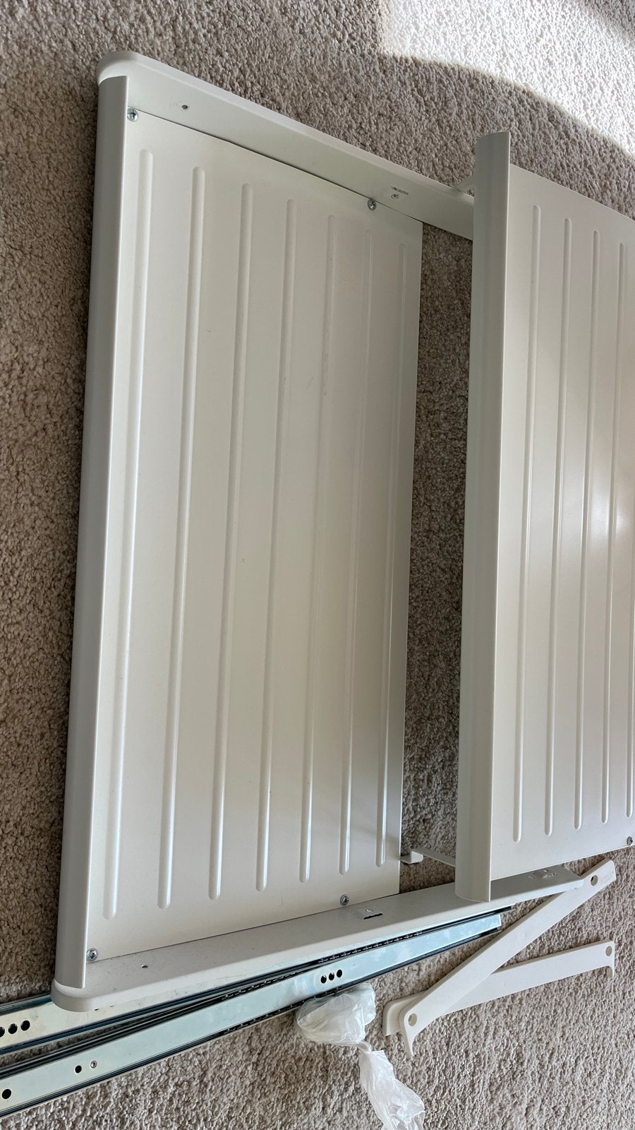 IKEA KOMPLEMENT Uittrekbaar schoenenrek, wit, 75x58 cm Pax, Huis en Inrichting, Ophalen, Zo goed als nieuw