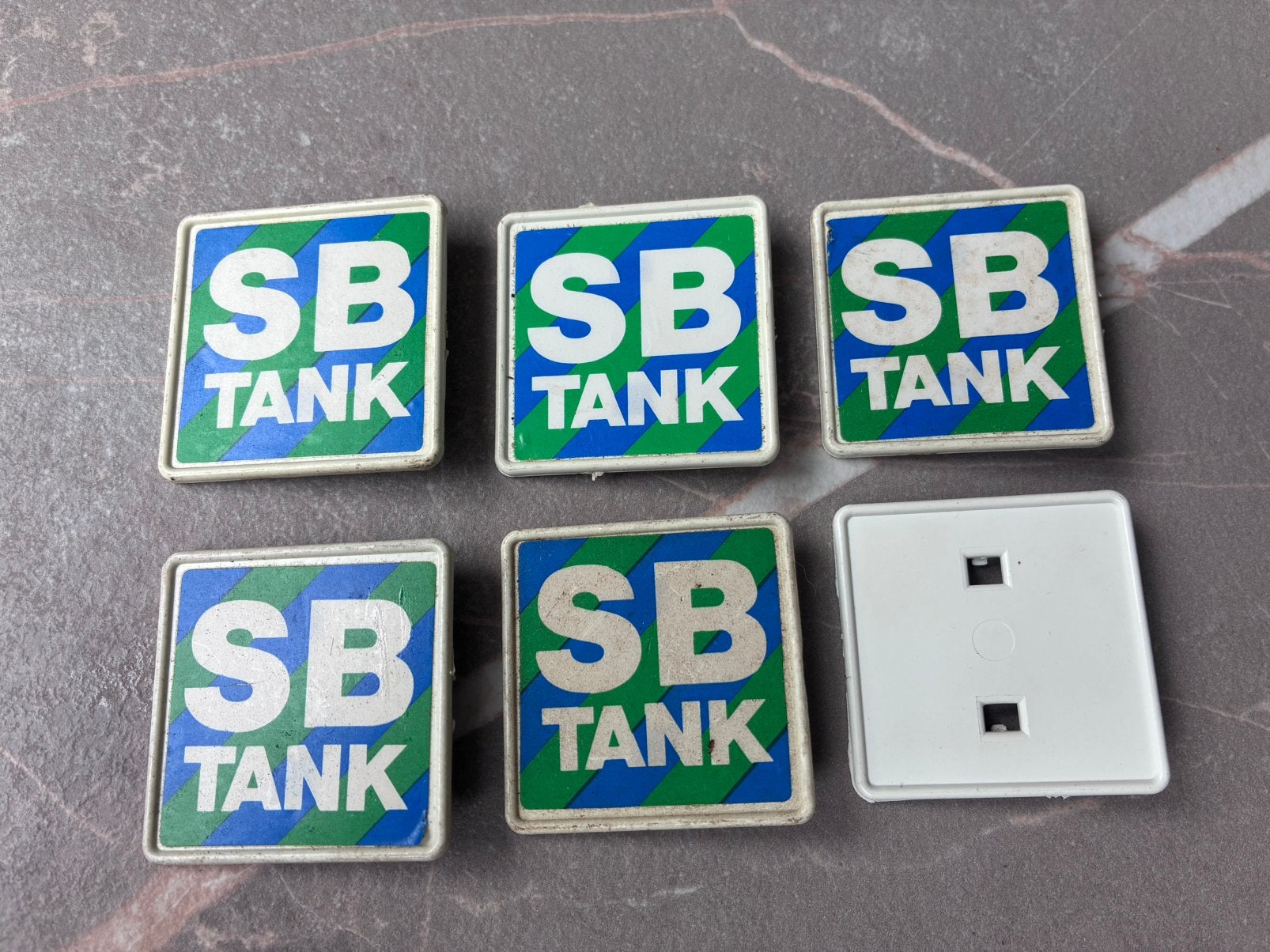 Vintage Esso tankstation onderdelen., Kinderen en Baby's, Gebruikt, Gebouw, Losse onderdelen, Ophalen of Verzenden