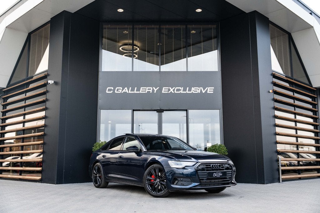 Audi A6 Limousine 45 TFSI S edition - Panorama | Memory | St, Auto's, Audi, Zwart, 4 cilinders, 1984 cc, Blauw