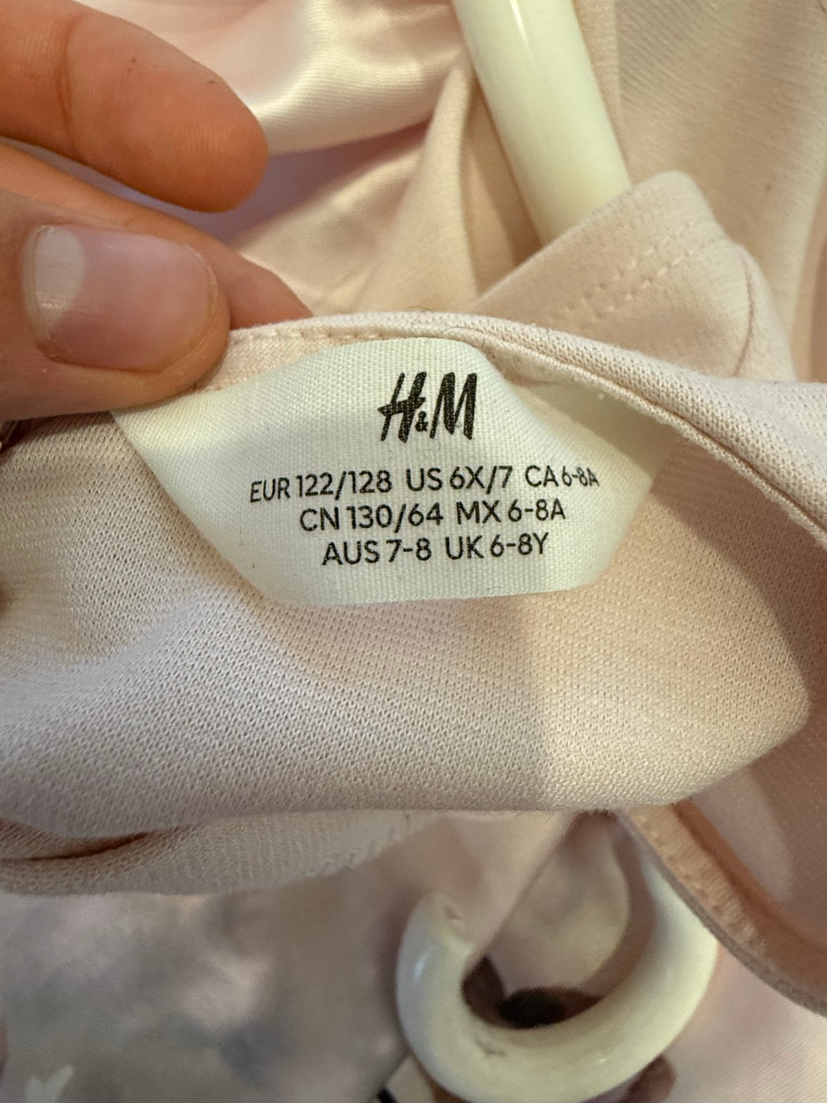 H&M Jurk met Bambi print - Maat 122/128, Ophalen, Zo goed als nieuw, Meisje, Jurk of Rok