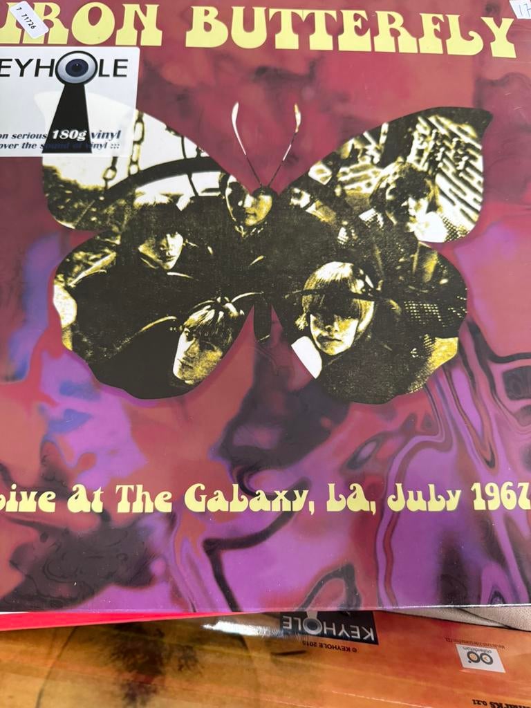 Lp Iron Butterfly – Live At The Galaxy, LA, July 1967 geseal, Ophalen of Verzenden, Zo goed als nieuw, 12 inch, Poprock