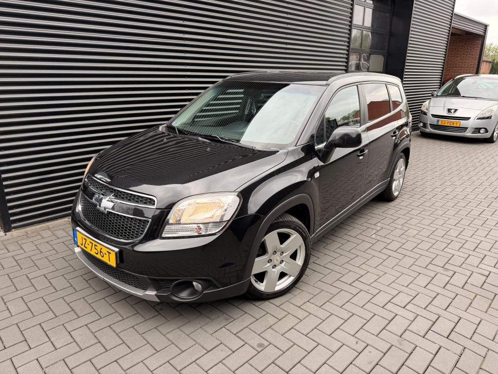 Chevrolet Orlando 1.4T LTZ+ 2014| 7PERSOON| LEER| CLIMA| NAV, Euro 5, Gebruikt, 7 stoelen, Zwart