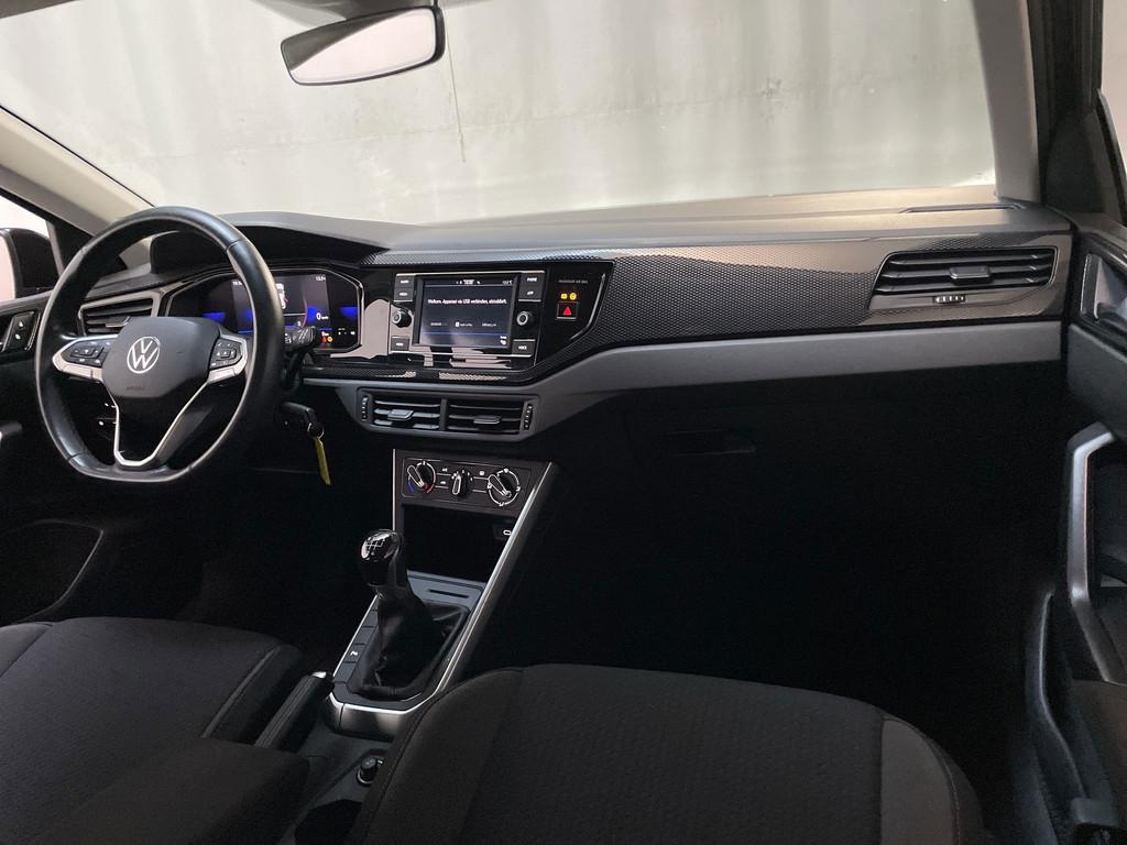 Volkswagen Polo 1.0 TSI Go Virtual Cockpit Parkeersensoren A, Auto's, Voorwielaandrijving, Stof, Gebruikt, Met garantie (alle)