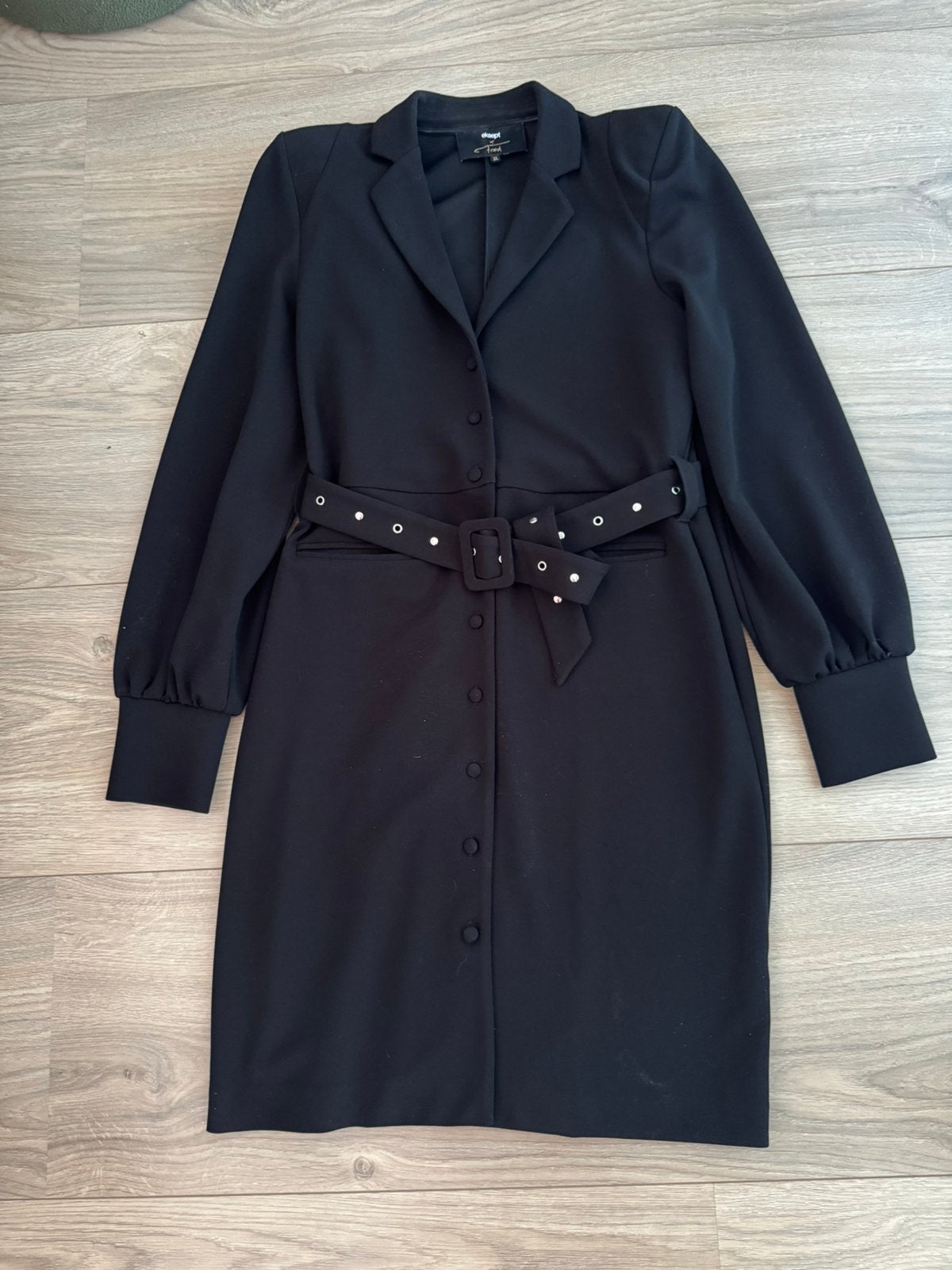 Jurk Eksept by Fred van Leer maat XL, Zwart, Maat 46/48 (XL) of groter, Ophalen of Verzenden, Zo goed als nieuw