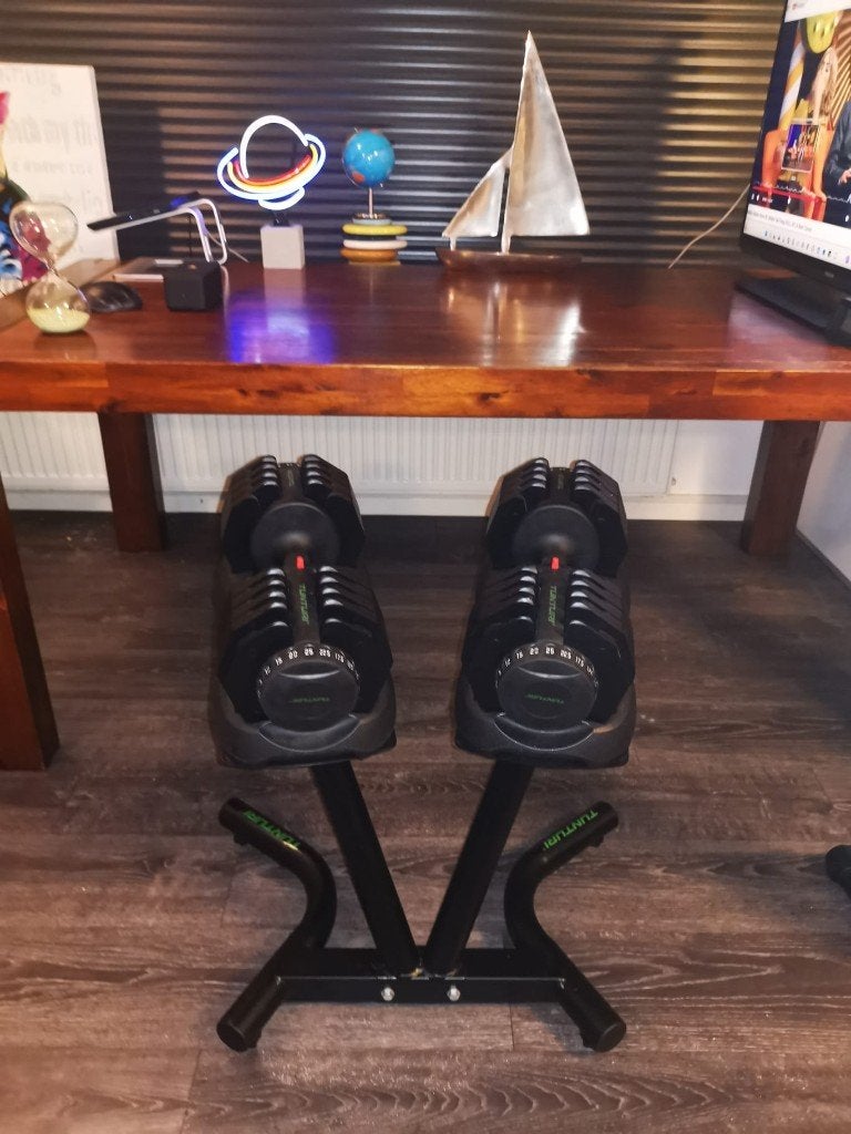 Tunturi Selector Dumbbellset  / Zo Goed Als Nieuw!! 2x 25 Kg, Sport en Fitness, Fitnessmaterialen, Ophalen, Zo goed als nieuw