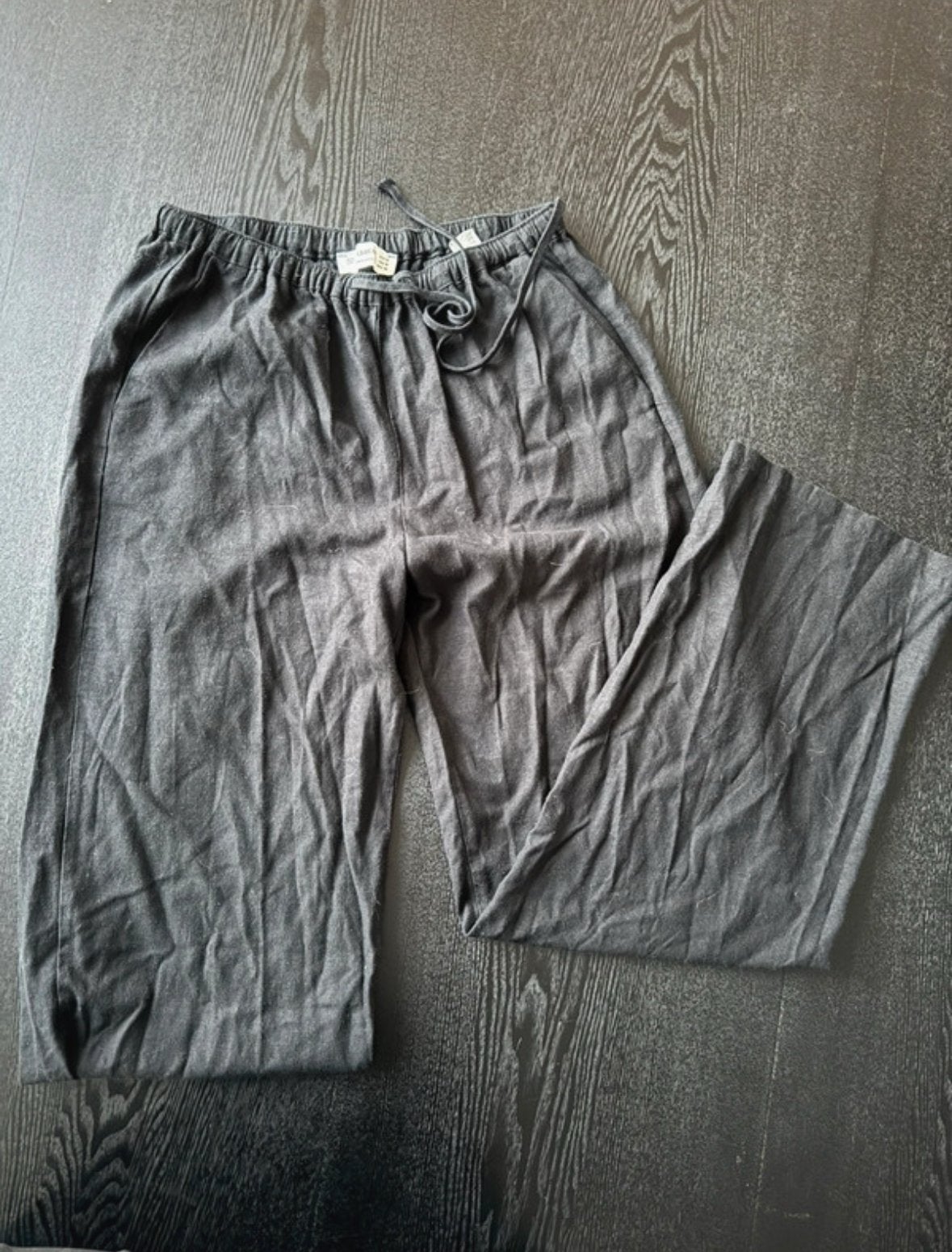 Pull & Bear Linnen Broek Maat M - Goede Staat, Kleding | Dames, Maat 38/40 (M), Verzenden, Gedragen, Grijs