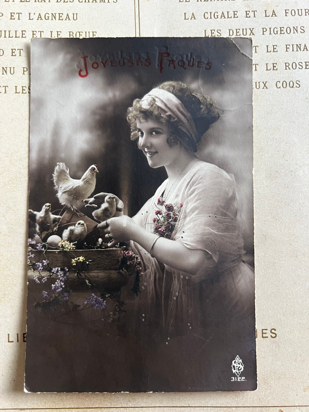25-4-1914 Joyeuses Pâques (MC), Ophalen of Verzenden, Voor 1920, Gelopen, Feest(dag)