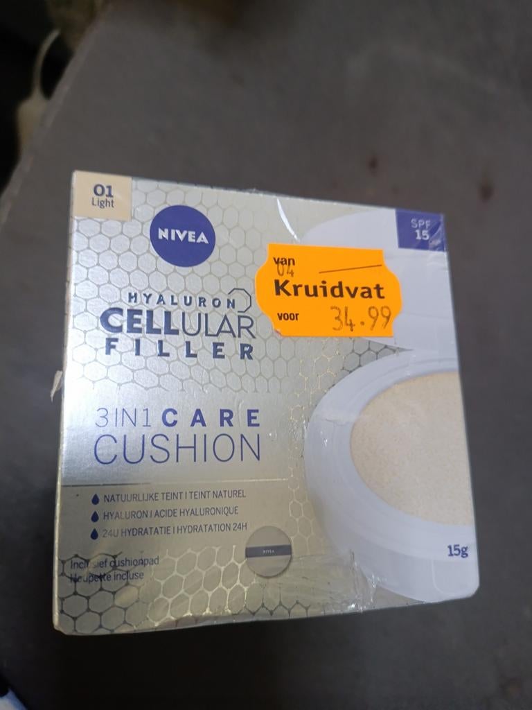 Nivea hyaluron cellular filler 3 in 1, Ophalen of Verzenden, Nieuw, Gehele gezicht, Make-up