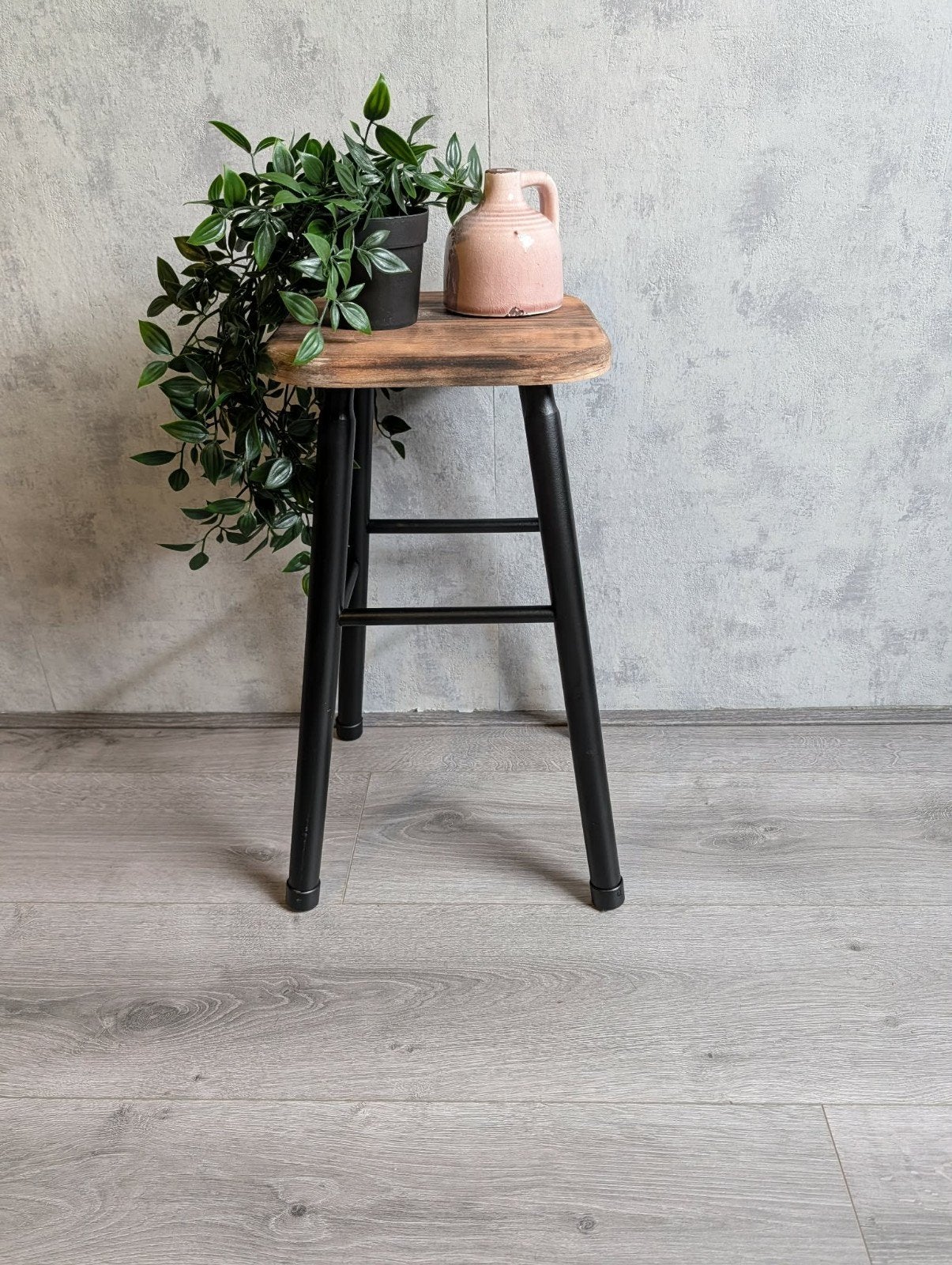 kruk - plantentafel - bijzettafel, Ophalen of Verzenden, Hout