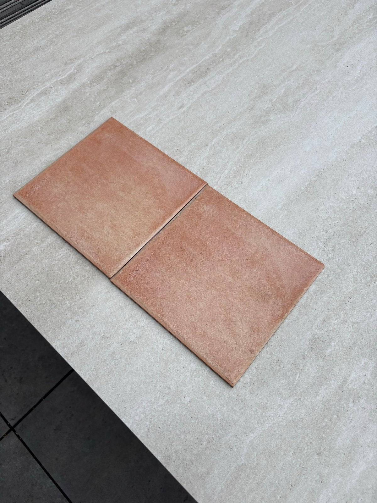 Terracotta vloertegels - 20x20 cm  78 stuks Mosa, Ophalen, Keramiek, Zo goed als nieuw, 20 tot 40 cm