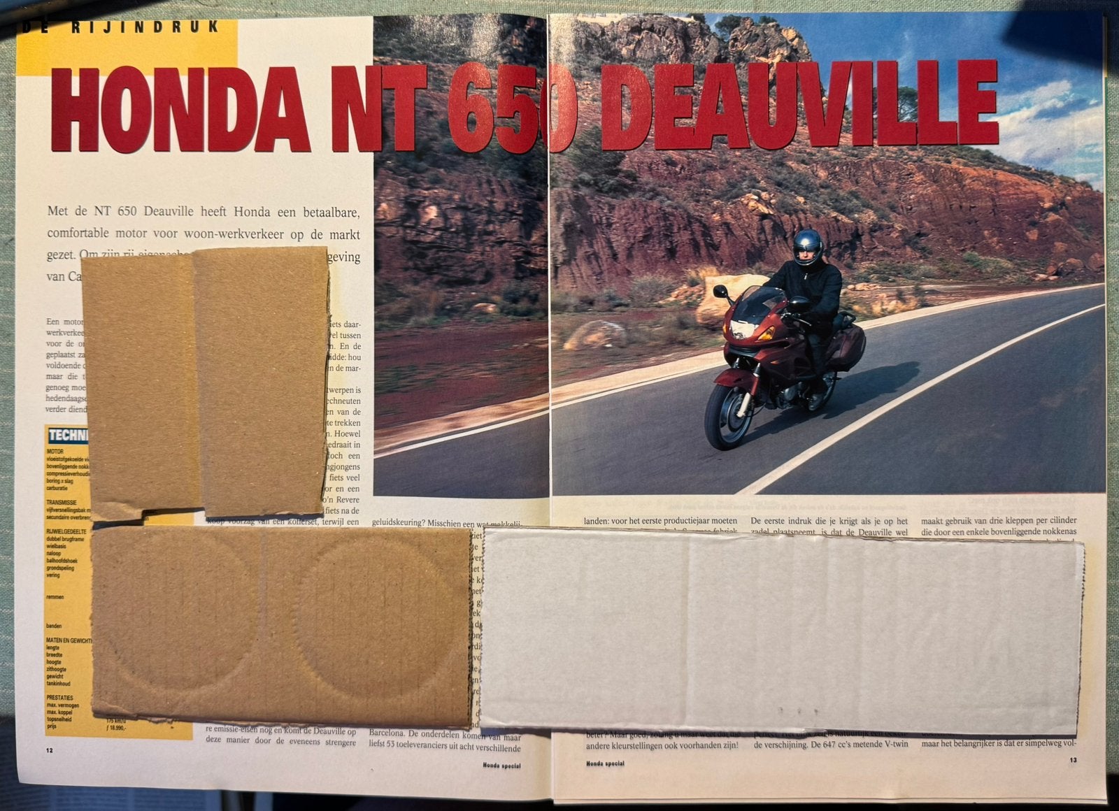 Verslag 1998 Honda NT650 Deauville, Verzenden, Zo goed als nieuw, Motoren