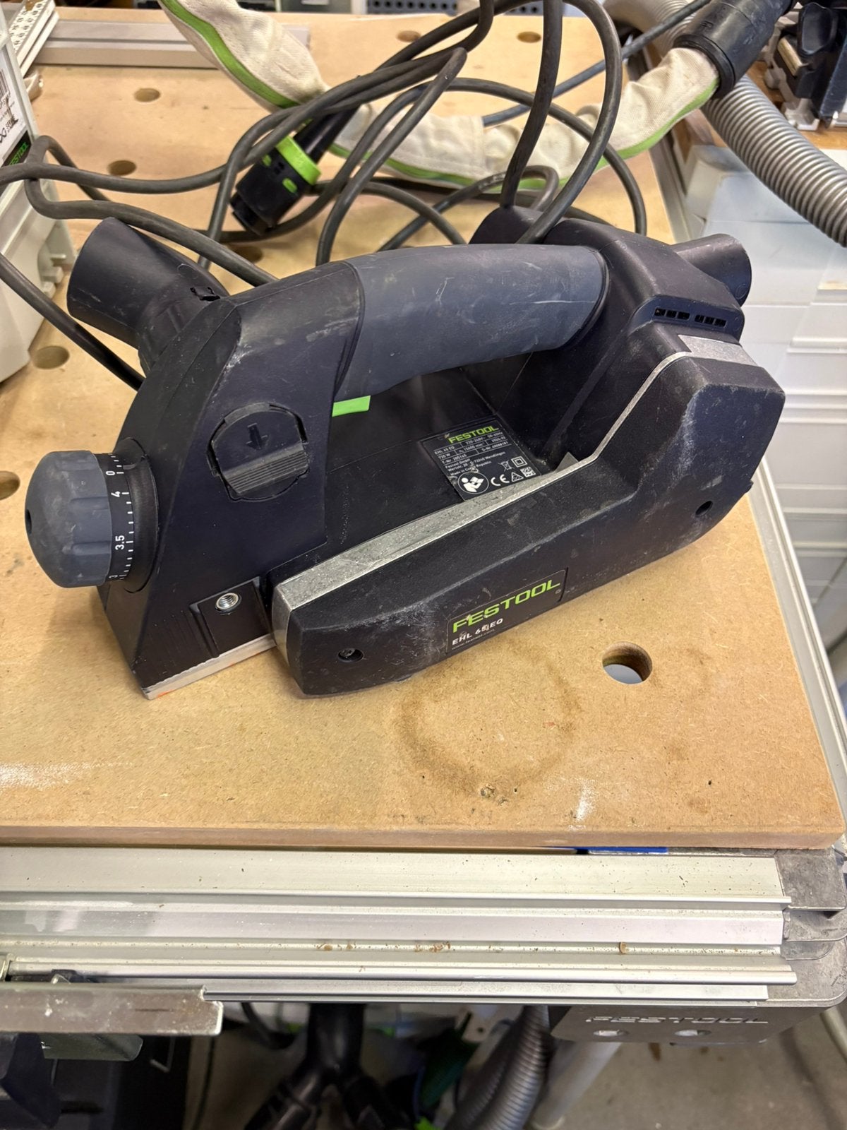 Festool ehl 65, Ophalen of Verzenden, Zo goed als nieuw, 1200 watt of meer, Vlakschuurmachine
