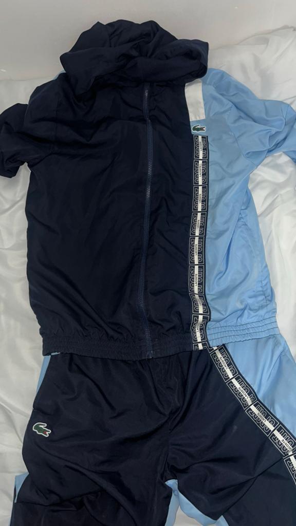 Lacoste Sport Trainingspak - Donkerblauw/Lichtblauw, Ophalen, Zo goed als nieuw