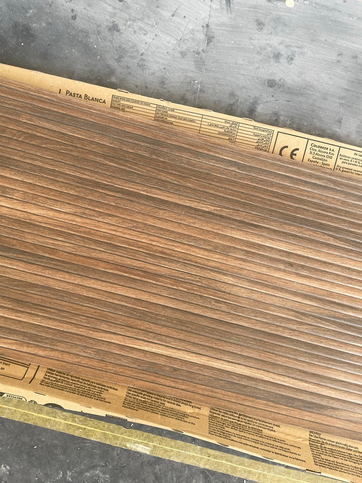ColorKer Pasta Blanca Wandtegels - Houtlook 31,6x100 cm, Ophalen, 60 cm of meer, Nieuw, Minder dan 5 m²