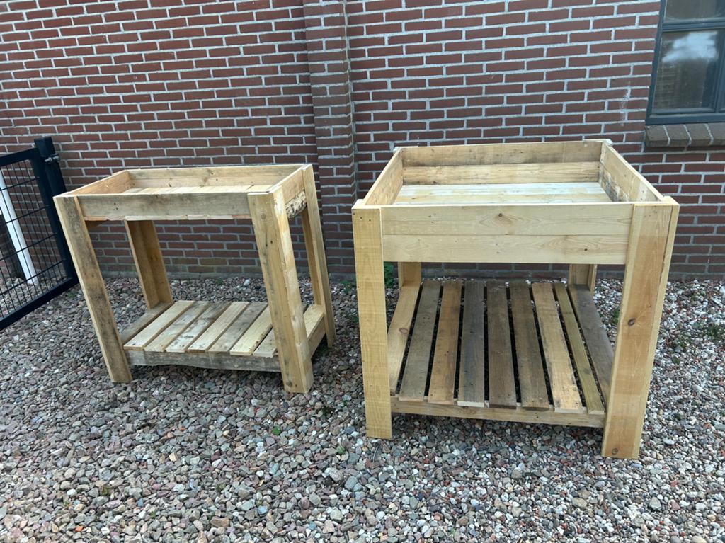 Planten en  groente kweektafel, Ophalen