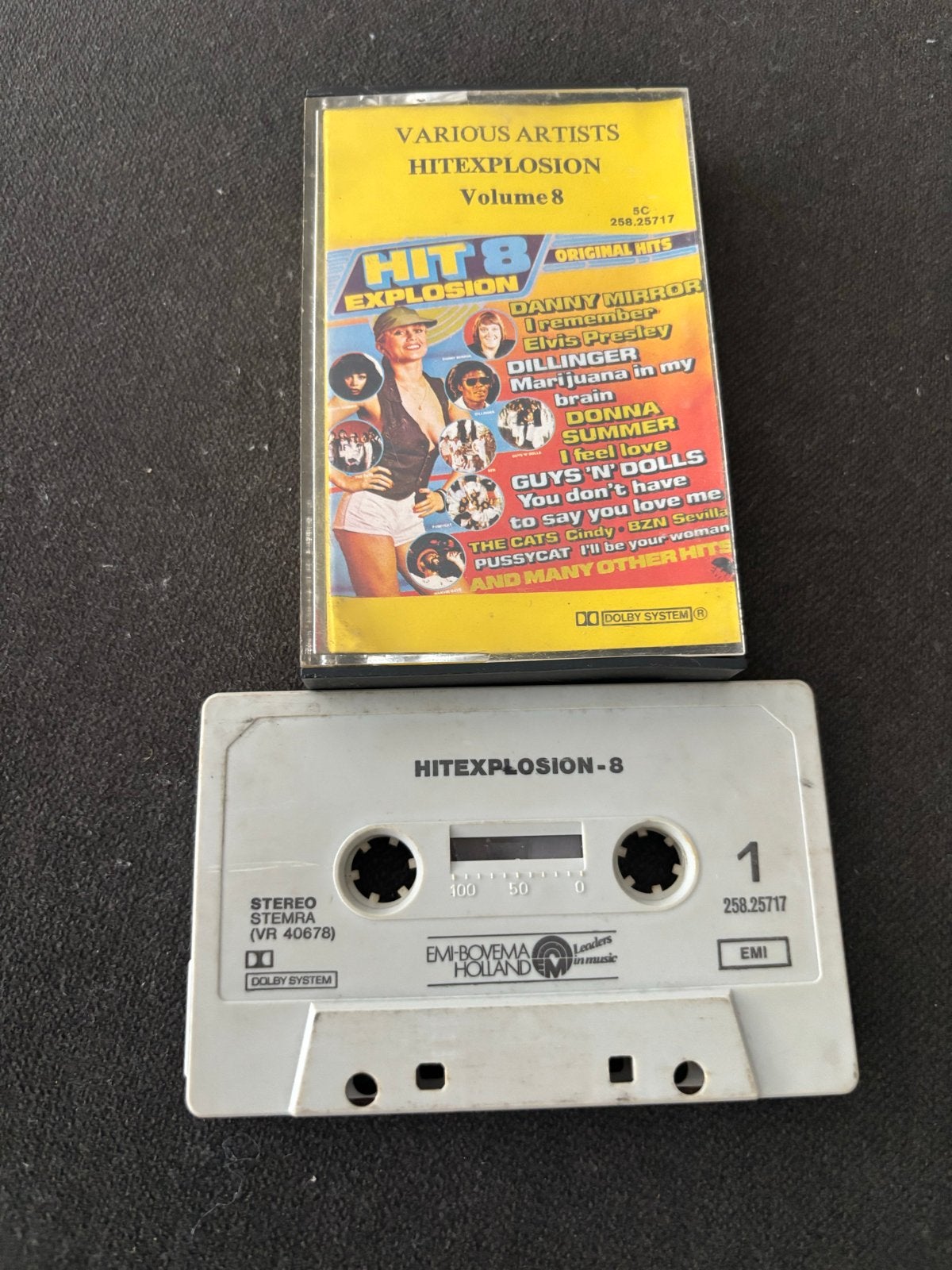 Hitexplosion Volume 8 Cassettebandje - Diverse Artiesten, Ophalen of Verzenden, Verzamelalbums, 1 bandje, Origineel