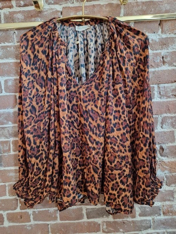 Nieuw See U Soon oversized blouse luipaardprint – 42 tot 46, Kleding | Dames, Ophalen of Verzenden, Nieuw, Maat 42/44 (L), Bruin
