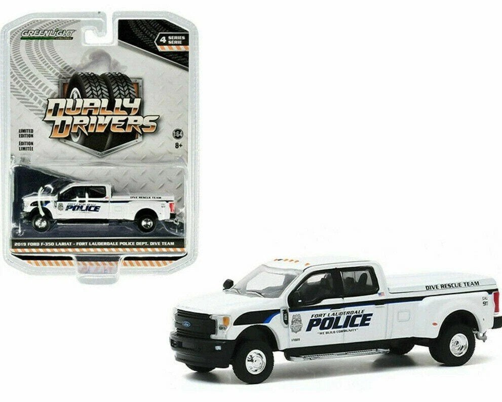 2019 Ford F-350 Lariat van Greenlight 1/64 Police, Ophalen of Verzenden, Nieuw, Auto
