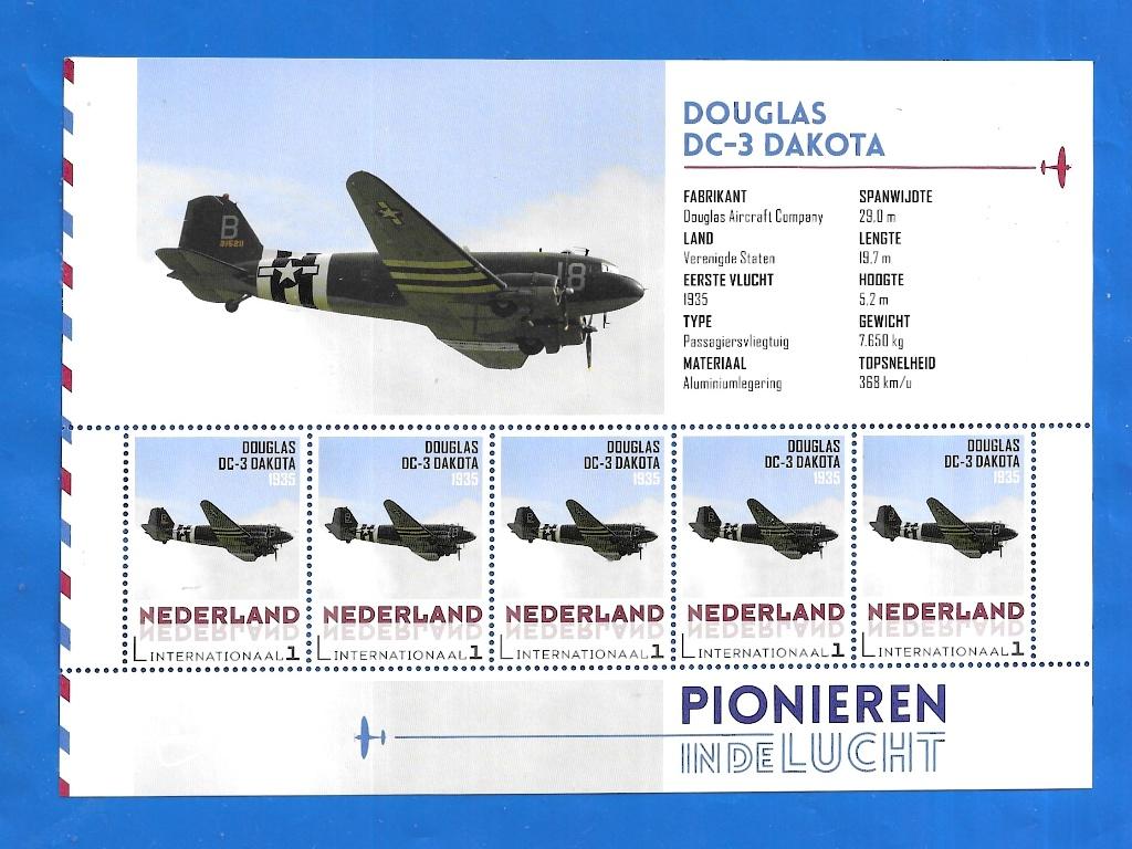NVPH 3197 Pionieren in de lucht - Douglas DC-3Dakota 1935, Verzenden, Na 1940, Postfris