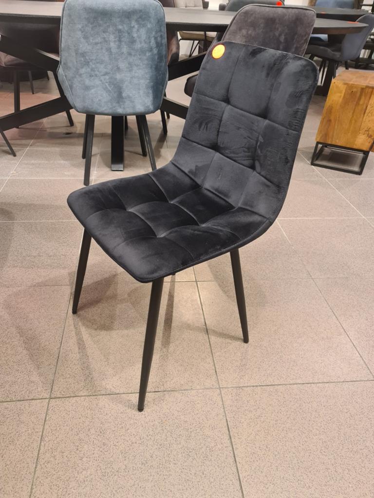 Nieuwe eetkamerstoel adore velvet zwart €35 per stuk, Ophalen, Industrieel landelijk barok brocante koloniaal boheems vintage