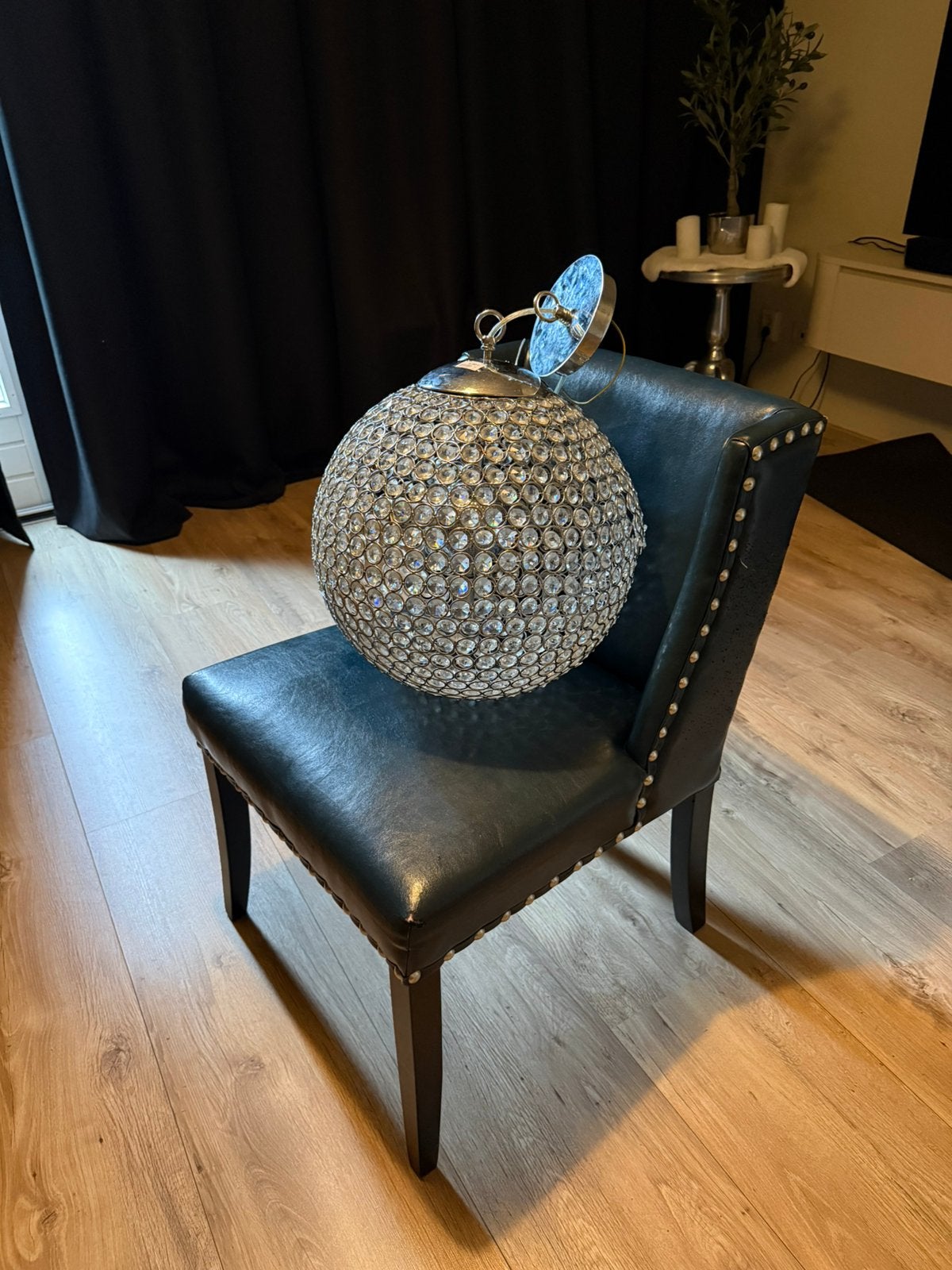 Lucide Persis Kristallen Hanglamp • Origineel €399, Huis en Inrichting, Stoelen, Ophalen, Zo goed als nieuw, Eén