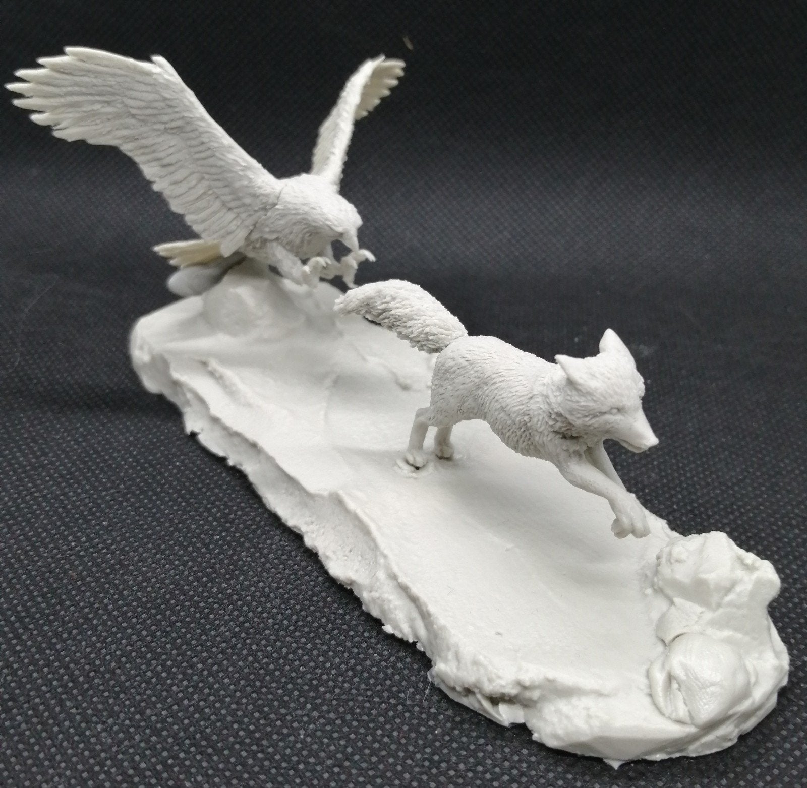 Fox & eagle, Ophalen of Verzenden, Nieuw, Groter dan 1:35, Figuur of Figuren