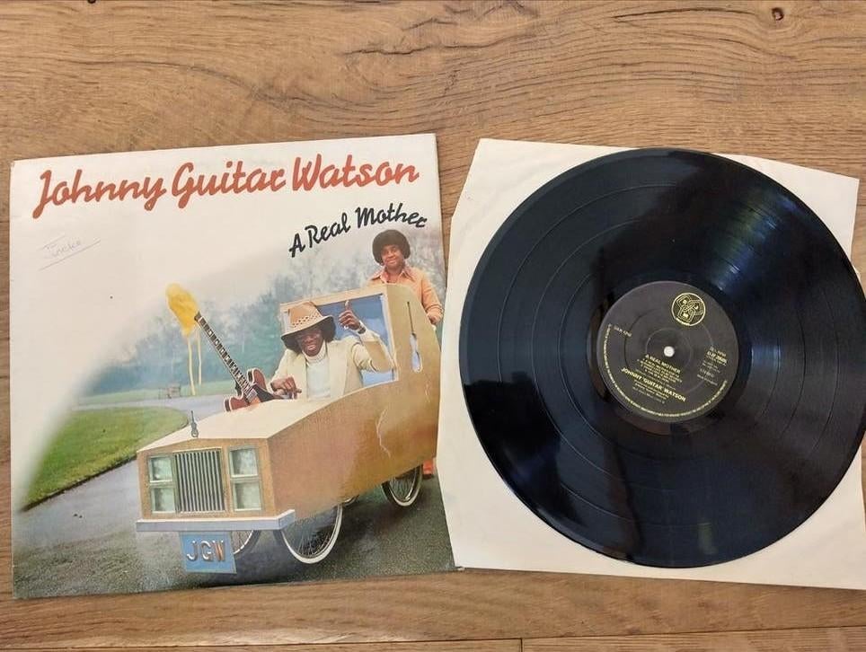 Johnny Guitar Watson - A Real Mother (LP, 1977), Ophalen of Verzenden, 1970 - 1979, Gebruikt, 12 inch