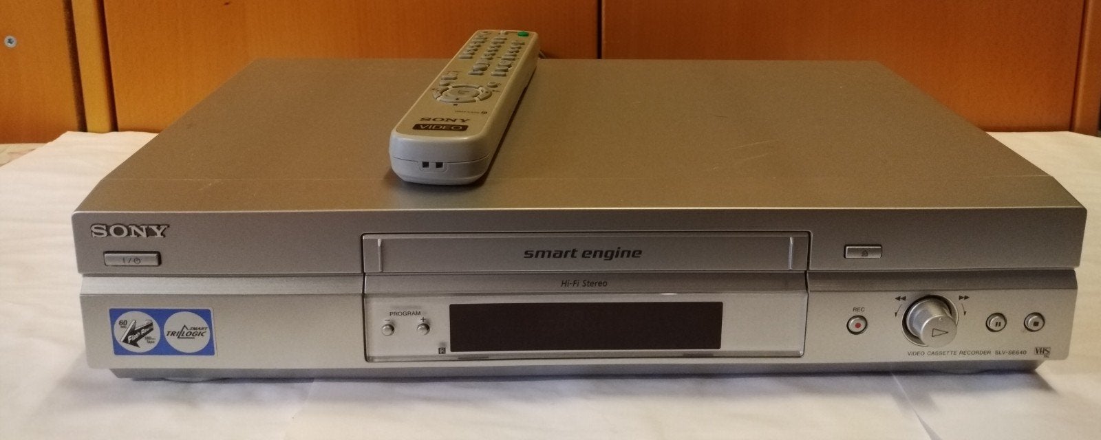 Sony SLV-SE640 VHS videorecorder met afstandsbediening, Ophalen of Verzenden, Gebruikt, VHS-speler of -recorder