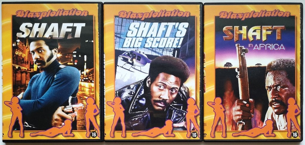 Shaft Trilogy Blaxploitation ( Richard Roundtree ), Alle leeftijden, Verzenden, Gebruikt, Nederlands