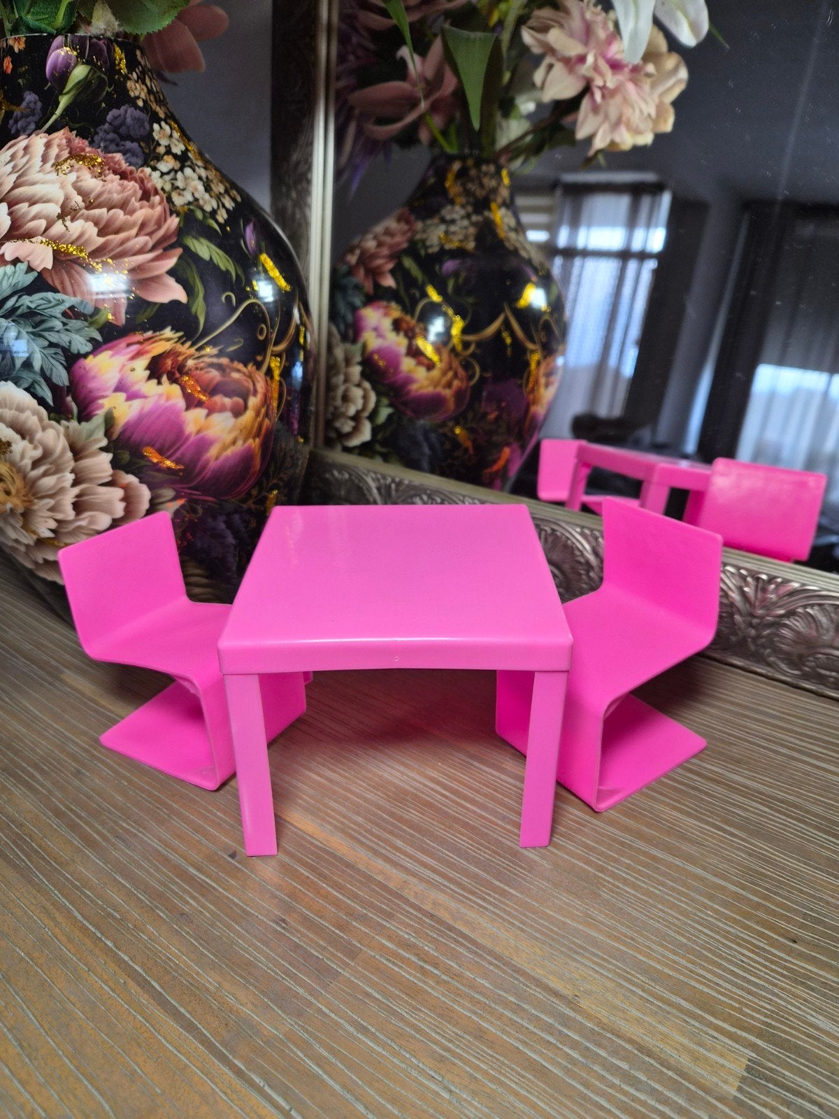 Vintage Barbie tafel en stoelen jaren 80/90, Ophalen of Verzenden, Zo goed als nieuw