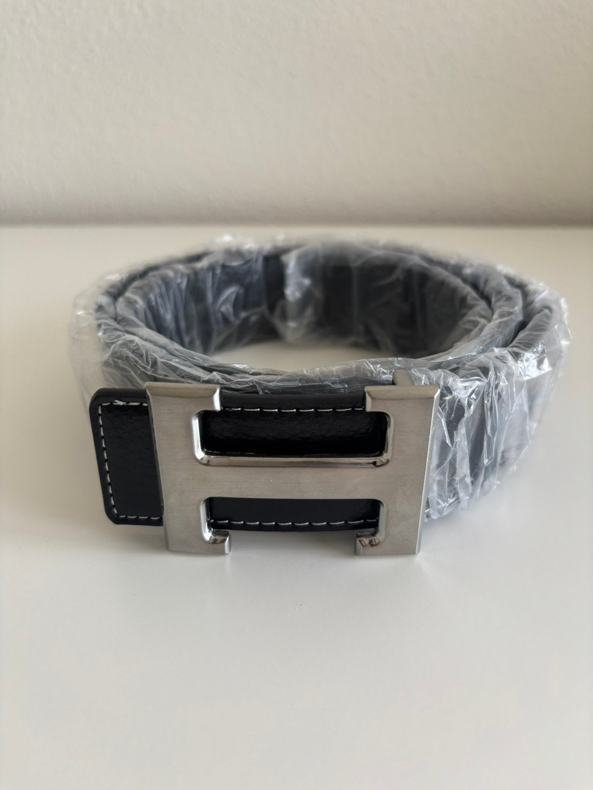 Hermes riem 105cm zwart, Kleding | Heren, Verzenden, Zo goed als nieuw, Zwart, 95 tot 105 cm