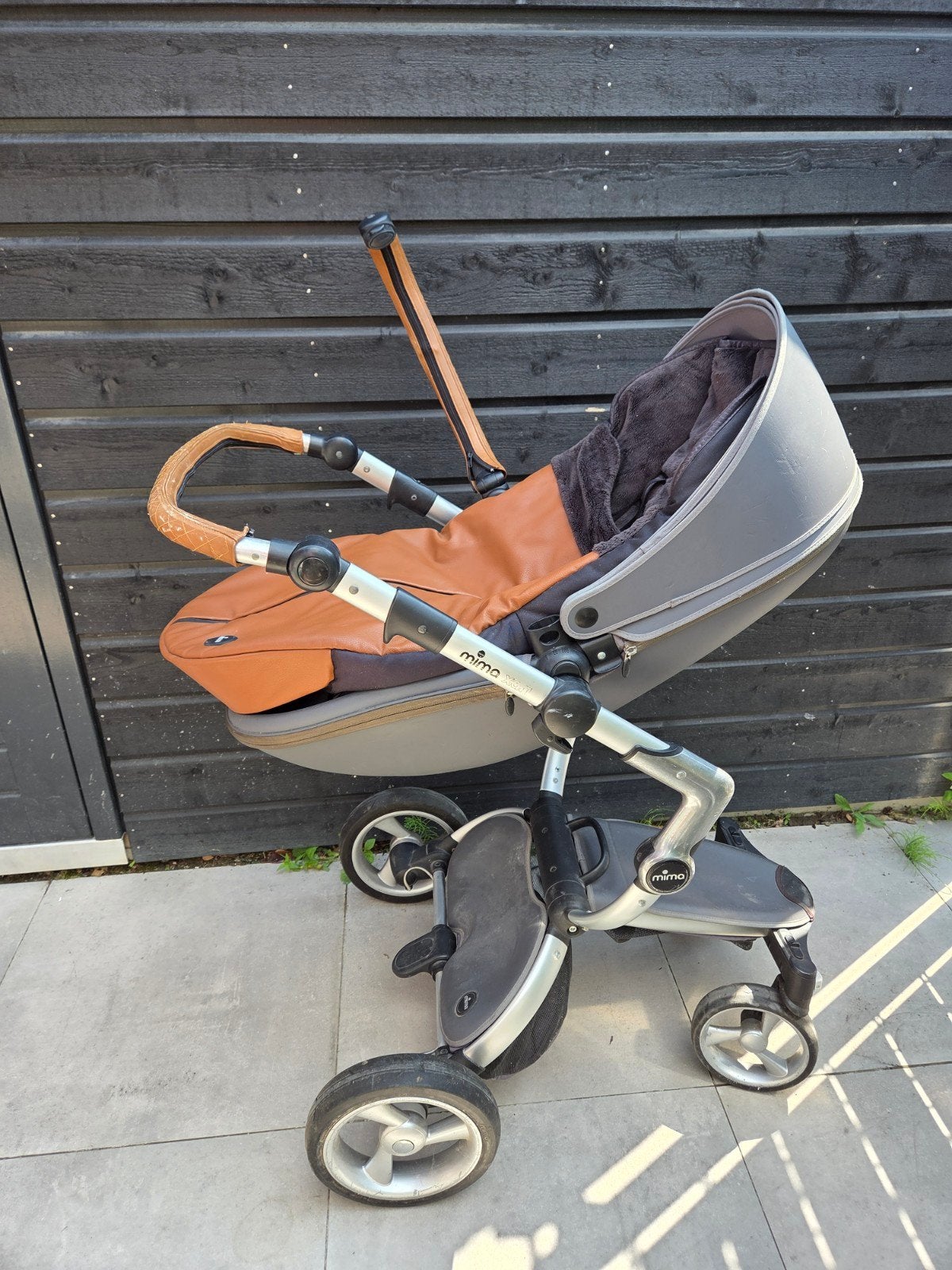 Mima Xari kinderwagen met wintervoetenzak - Stijlvol en comp, Ophalen, Gebruikt, Overige merken