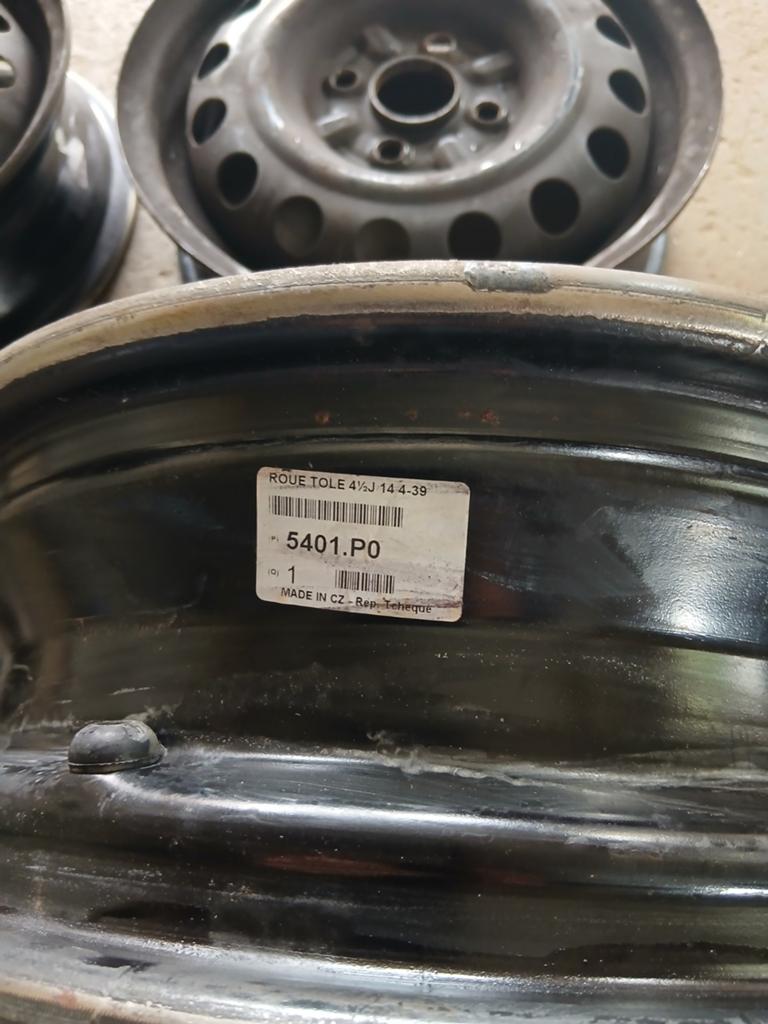 Stalen velgen 4x100 et39 toyota aygo 107 c1 14 inch, Ophalen of Verzenden, Peugeot