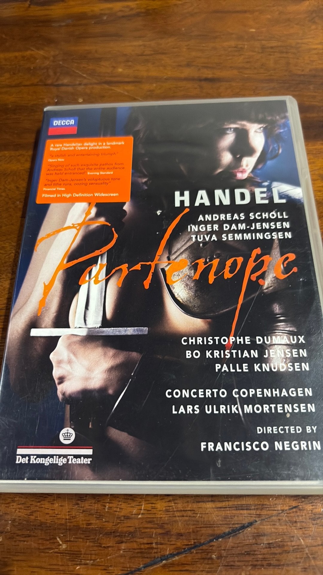 Handel: Partenope - Decca 2-DVD - Opera, Alle leeftijden, Ophalen of Verzenden, Gebruikt
