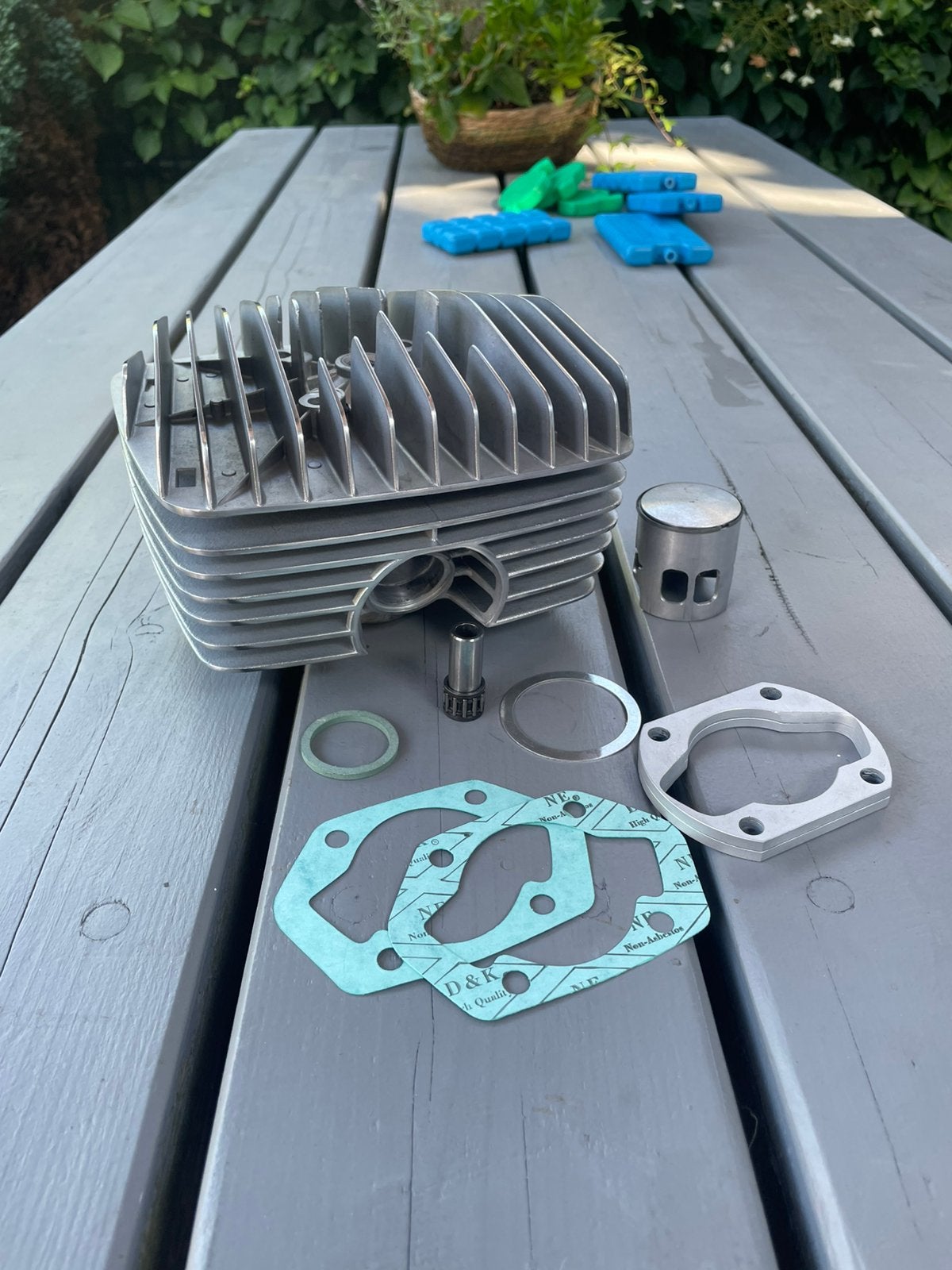 Zundapp 80cc polini getuned met membraan, Fietsen en Brommers, Brommeronderdelen | Zundapp, Ophalen of Verzenden, Gebruikt, Cilinder